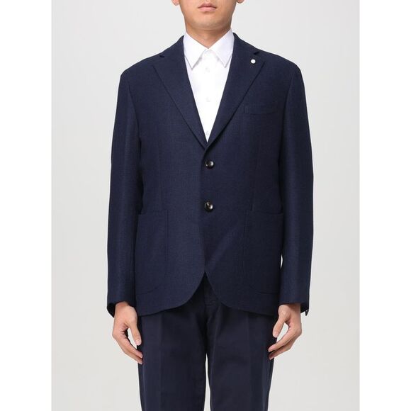 Luigi Bianchi Jacket Men Blue - Picture 1 of 4